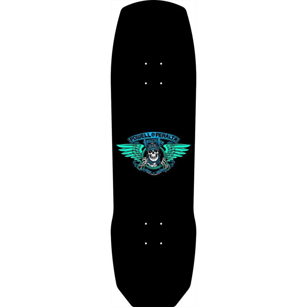 Powell Peralta Anderson Heron Skull Black Teal 9.13 Skateboard Deck