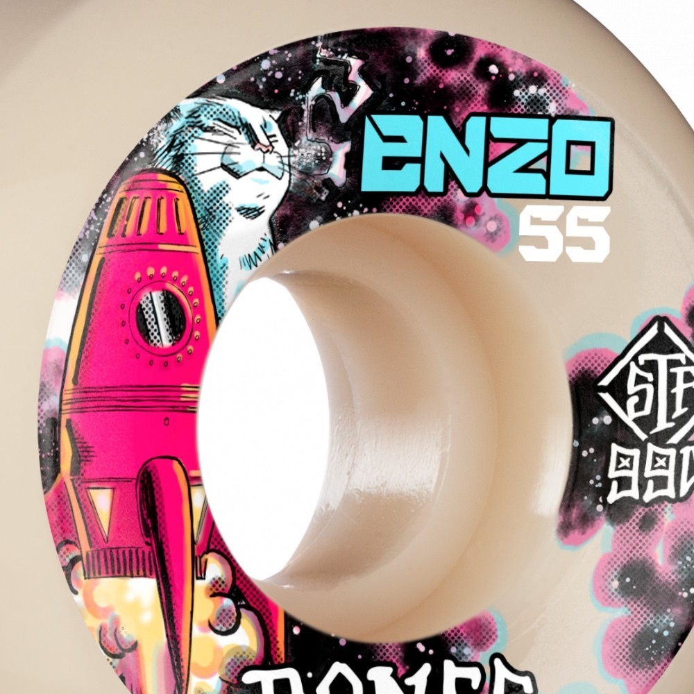 Bones Enzo Beerus The Cat STF V5 99A 53mm Skateboard Wheels