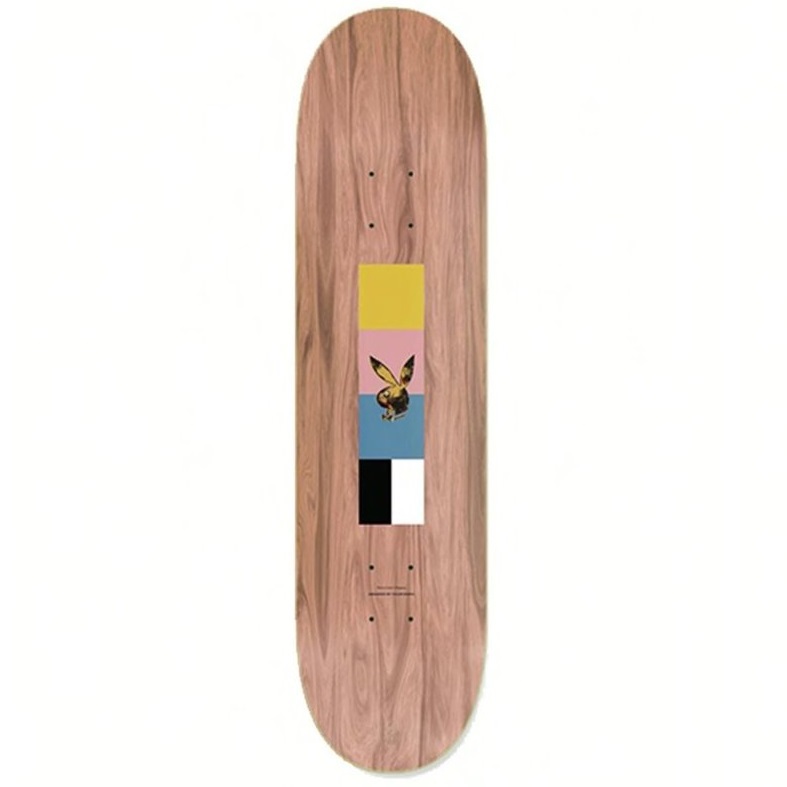 Color Bars Warhol Blue 8.25 Skateboard Deck