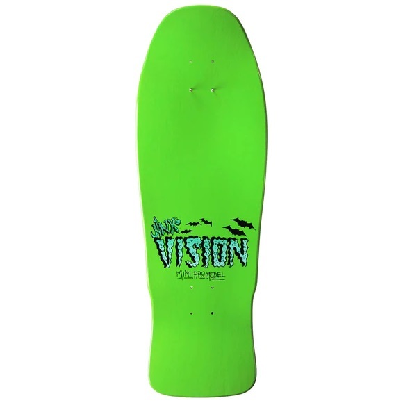 Vision Jinx Mini Modern Concave Reissue Lime Skateboard Deck
