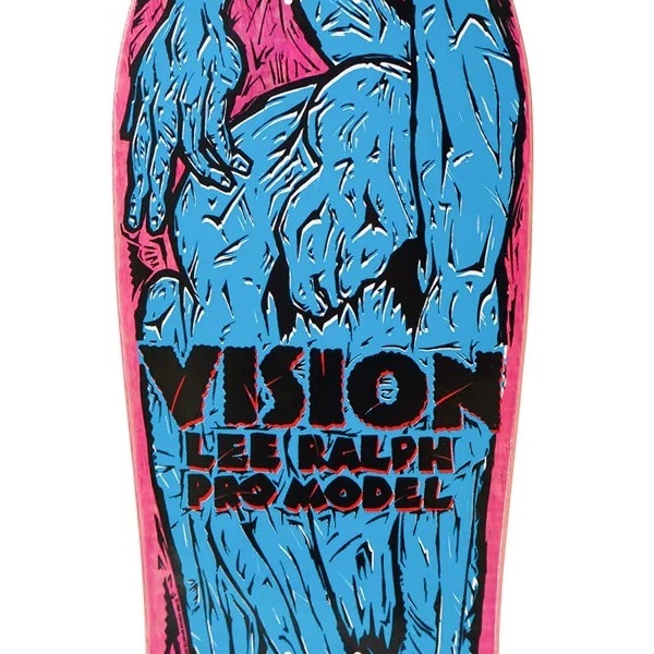 Vision Lee Ralph Modern Concave Pink Blue Reissue Skateboard Deck