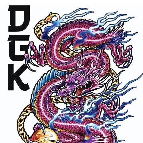 Dgk Dragon Skateboard Sticker