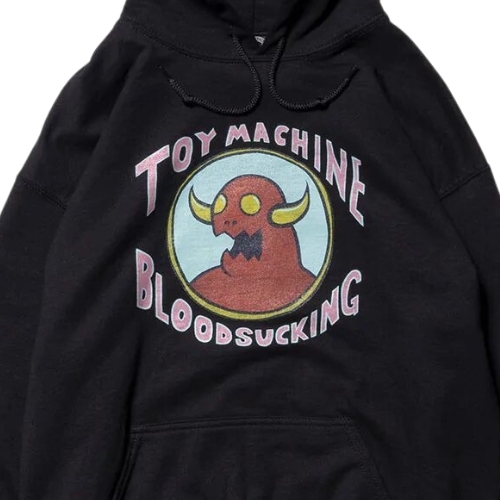 Toy Machine Tally Ho Monster Black Hoodie [Size: M]