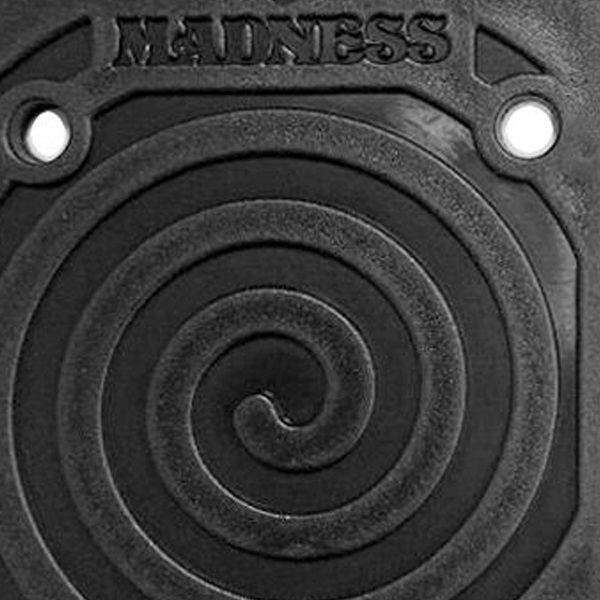 Madness Shock Soft Black 1/8 Skateboard Riser Pads