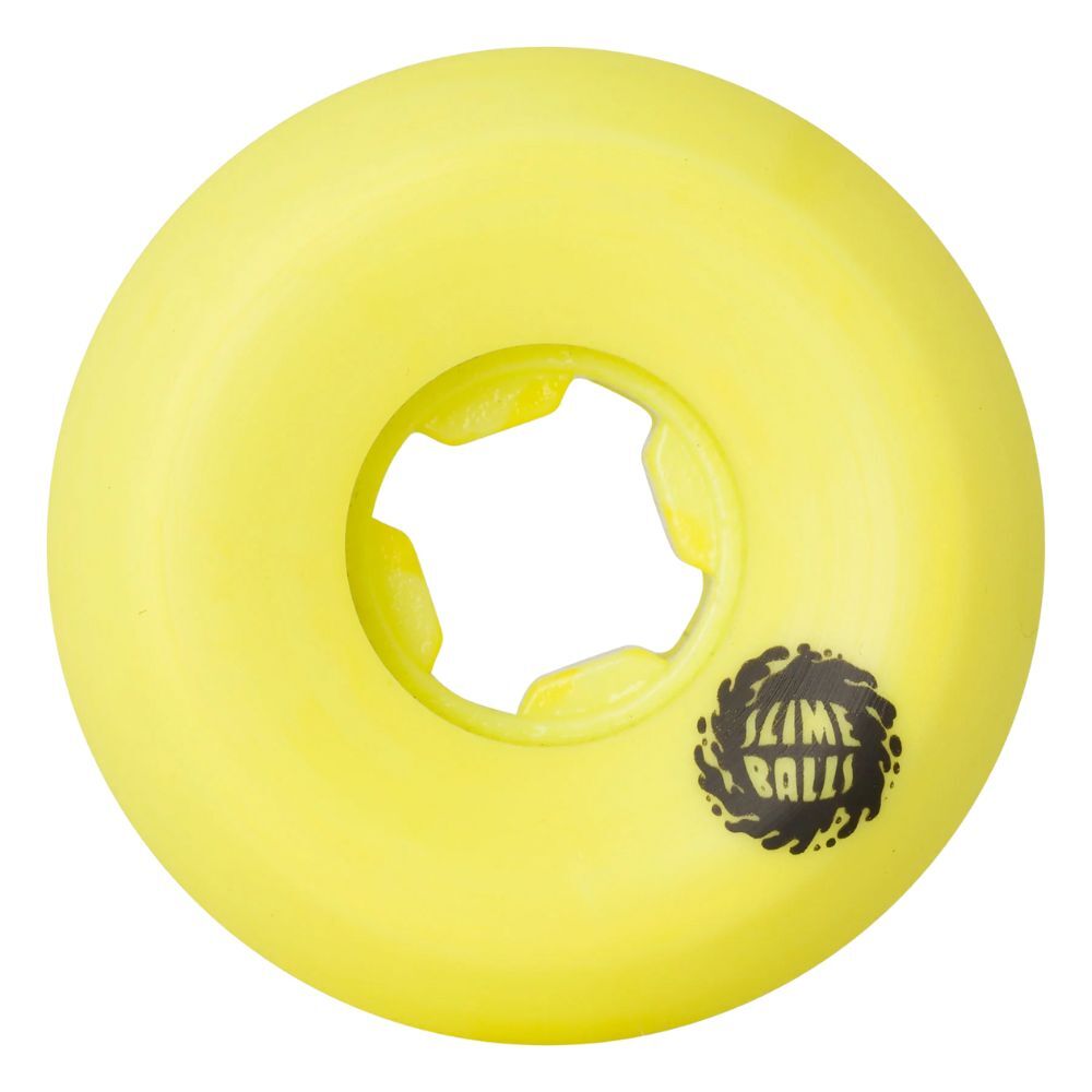 Slime Balls Screw Balls Speed Balls Yellow 99A 54mm Skateboard Wheels