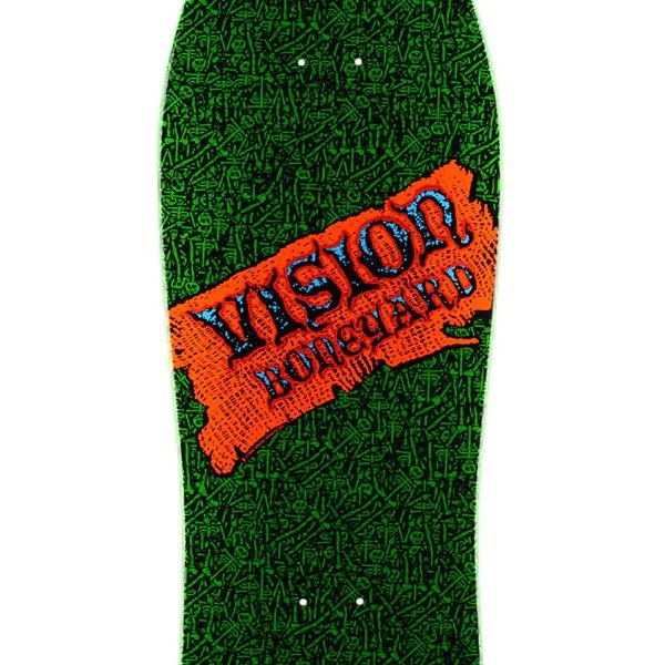 Vision Boneyard Green Reissue Skateboard Deck