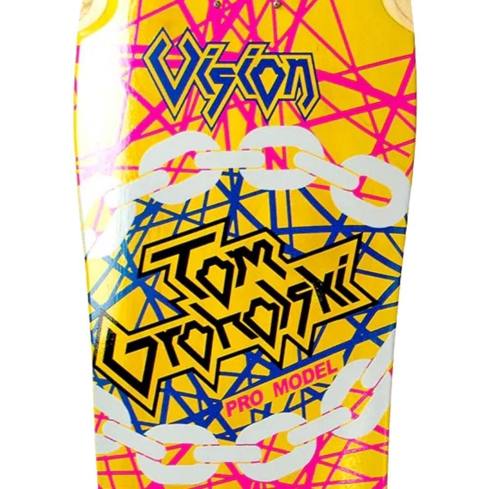 Vision Groholski Heavy Metal Reissue Yellow Skateboard Deck