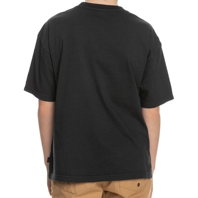 Quiksilver Rock Waves Black Youth T-Shirt [Size: 14]