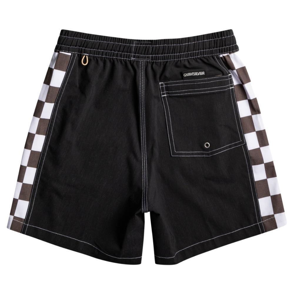 Quiksilver Original Arch Volley Black 14" Youth Shorts [Size: 10]