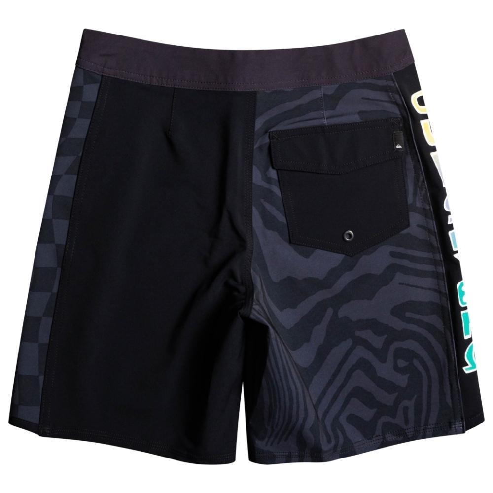 Quiksilver Surfsilk Radical Arch Black 15" Youth Shorts [Size: 10]
