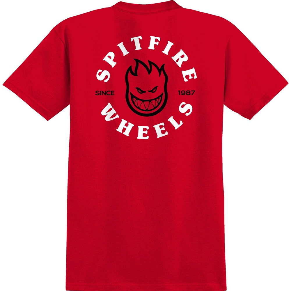 Spitfire Bighead Classic Red White Youth T-Shirt