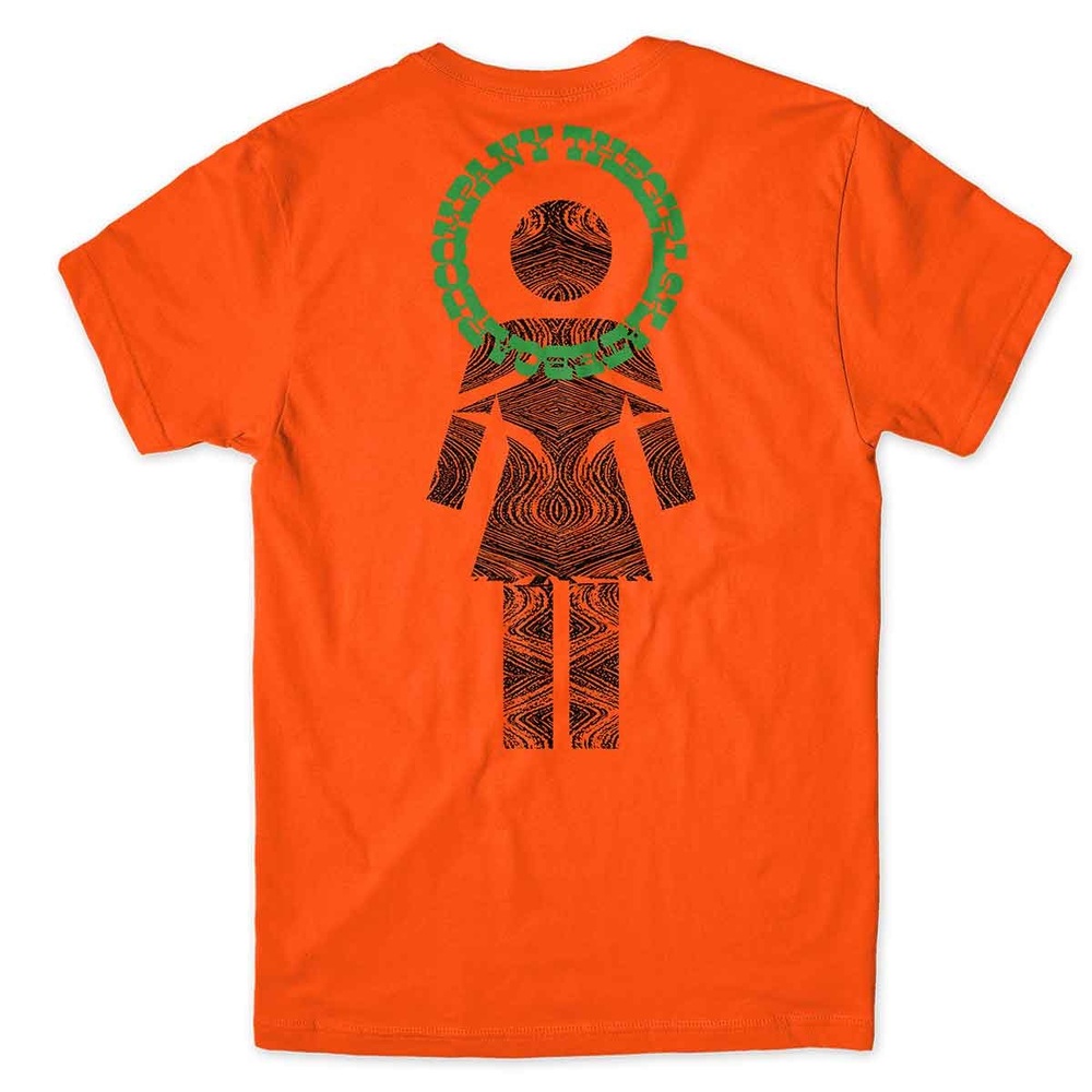 Girl Vibrations WR41 Orange T-Shirt [Size: XL]