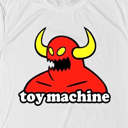 Toy Machine Monster White Youth T-Shirt [Size: S]