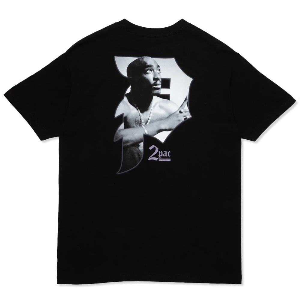 Primitive Tupac Praise Black T-Shirt [Size: M]