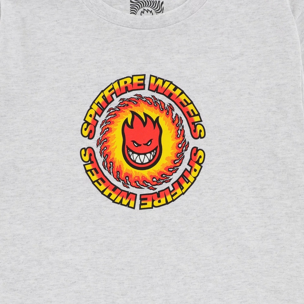 Spitfire OG Fireball Ash Youth T-Shirt [Size: Youth M]