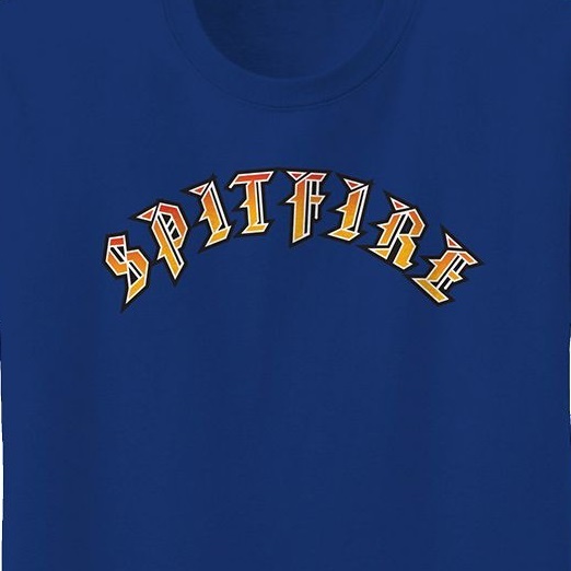 Spitfire Old E Royal Youth T-Shirt [Size: S]