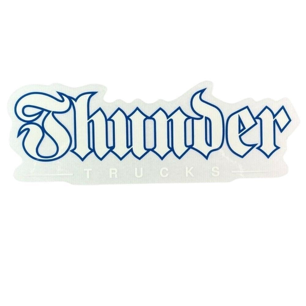 Thunder Trucks Script Large x 1 Skateboard Sticker [Colour: Blue]