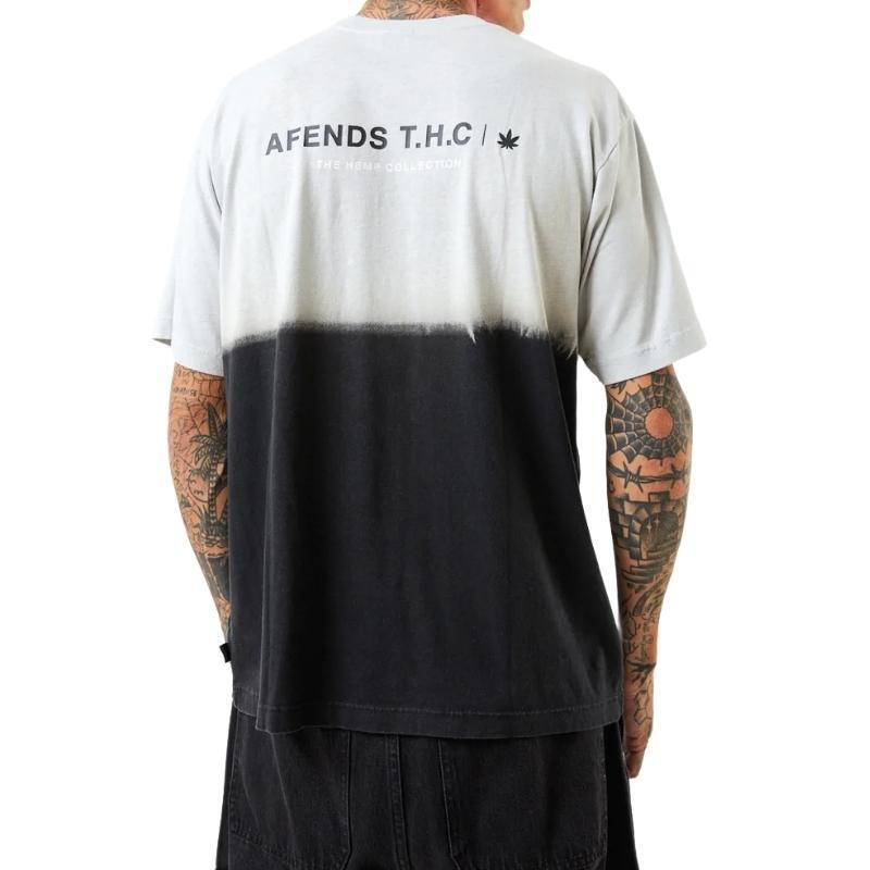 Afends Bleach Hemp Retro Black T-Shirt [Size: M]