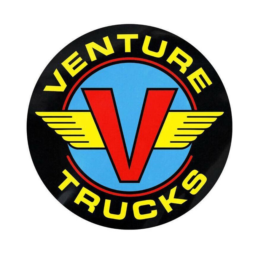 Venture Truck Wings Medium x 1 Skateboard Sticker [Colour: Orange]