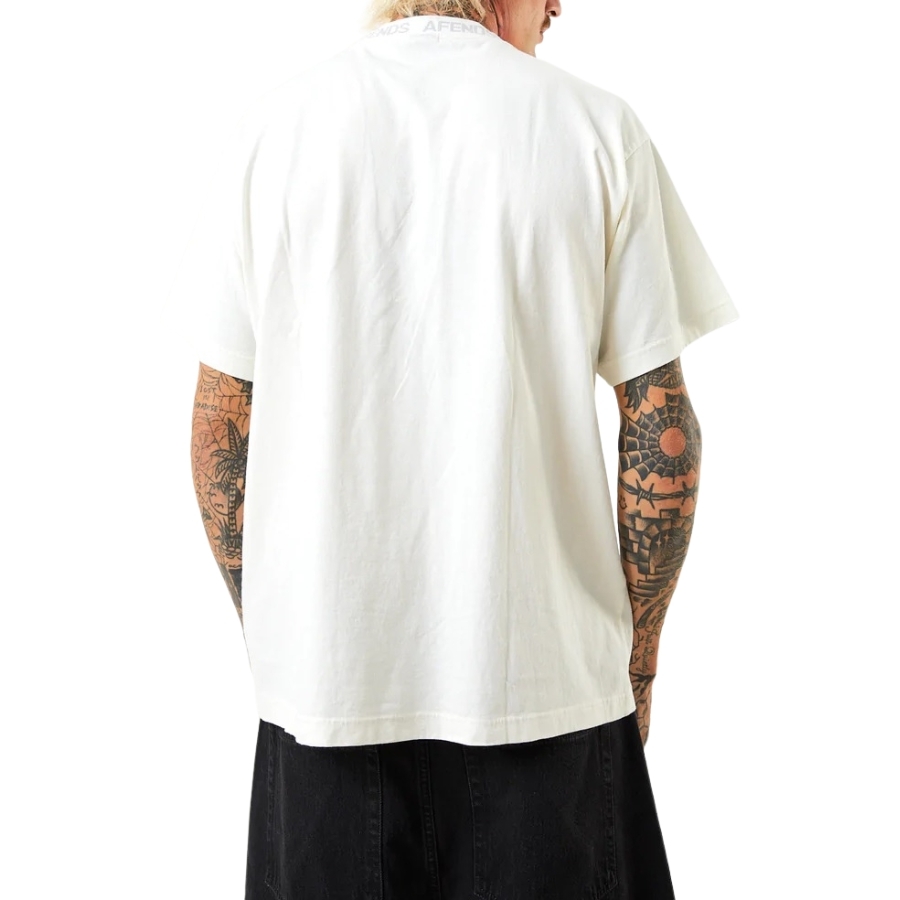 Afends Studio Organic Off White T-Shirt [Size: S]