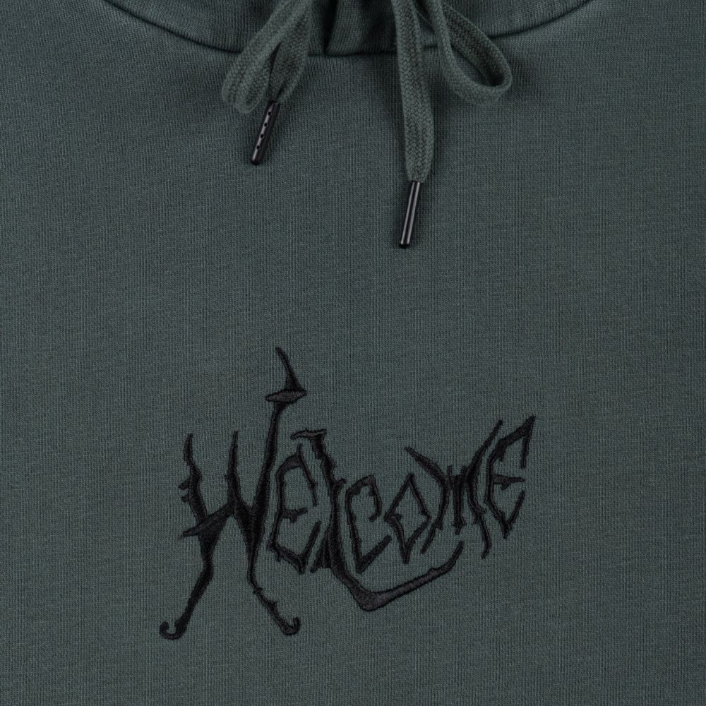Welcome Skateboards Spine Garment Dyed Duck Hoodie