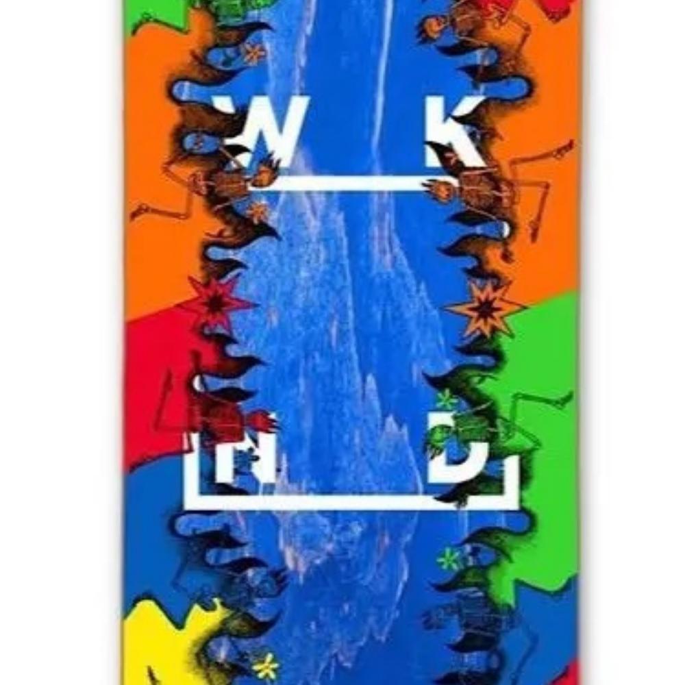 WKND Border Logo Blue 8.25 Skateboard Deck