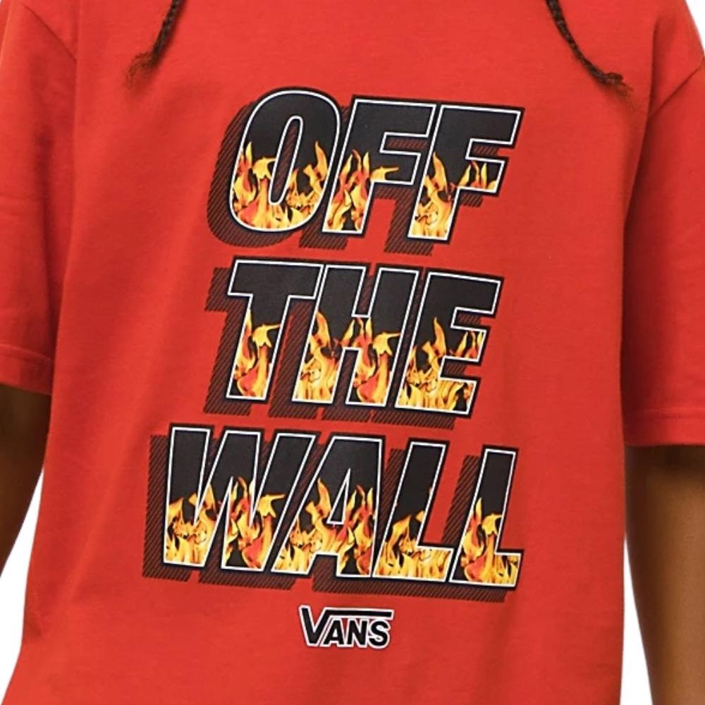 Vans Digi Flames Molten Lava Youth T-Shirt [Size: L]