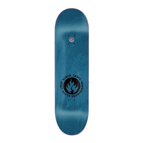 Black Label Beware Chris Troy Grey 8.5 Skateboard Deck