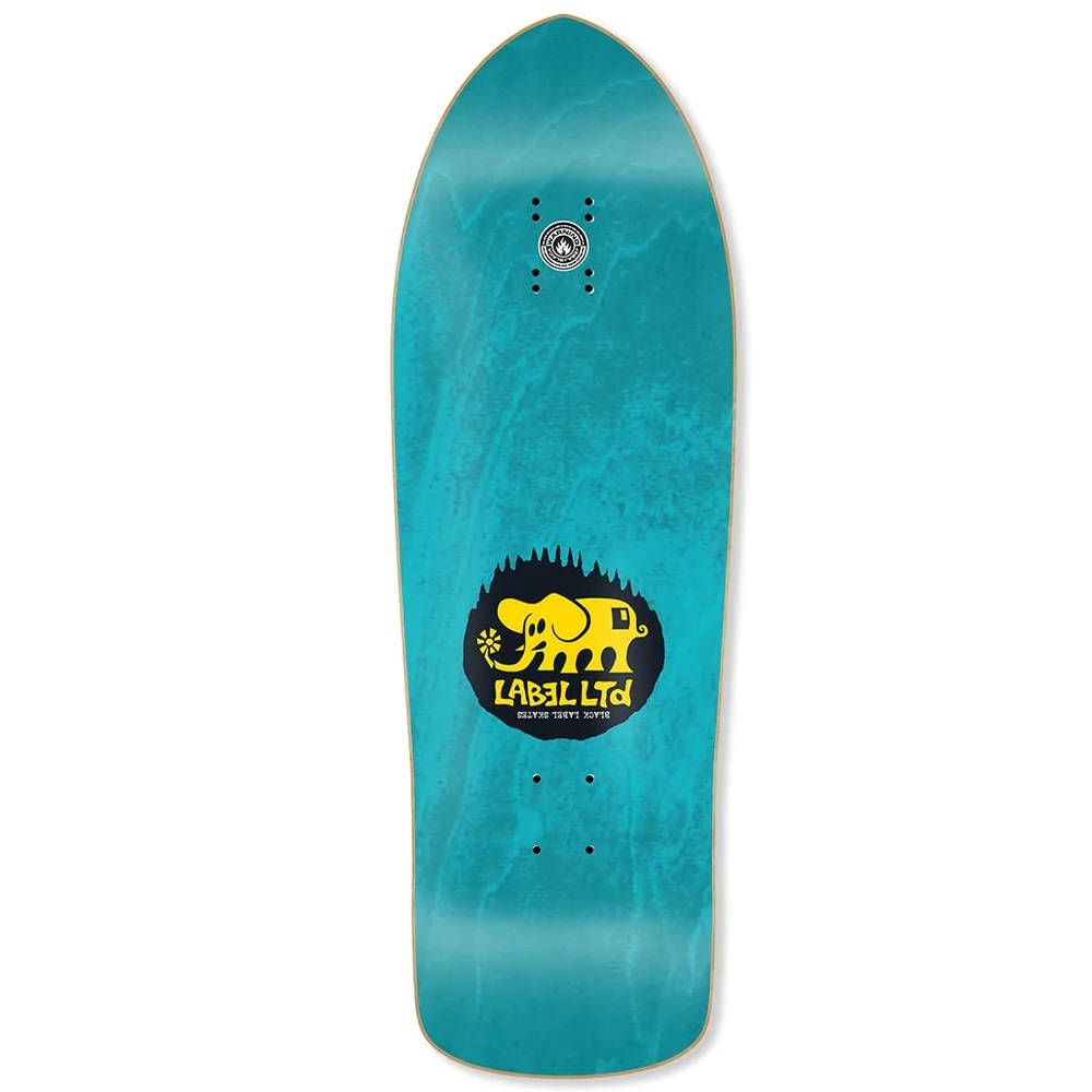 Black Label 100% Biodegradable Riky Barnes Aqua 10.0 Skateboard Deck
