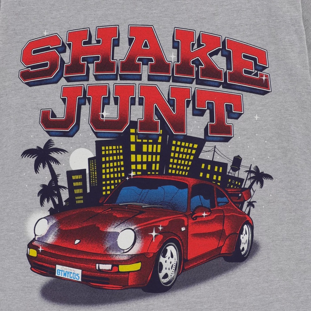 Shake Junt Creepin Charcoal Heather T-Shirt
