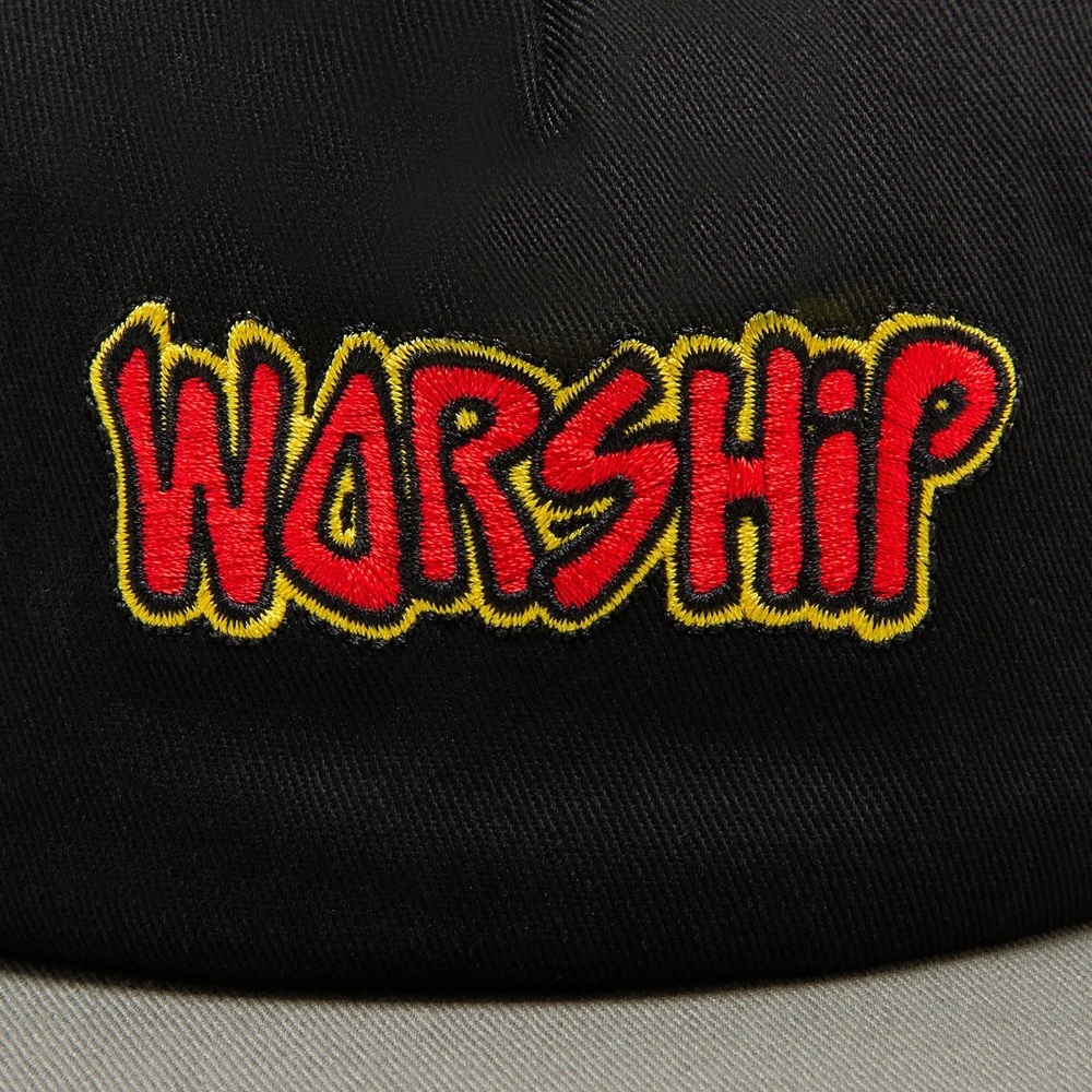 Worship Chewed Washed Black Hat
