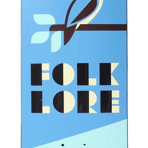 Folklore Warm Press Kookaburra Blue 8.5 Skateboard Deck
