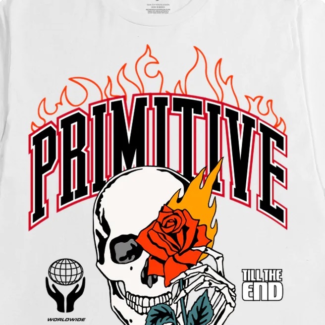 Primitive Heat White T-Shirt