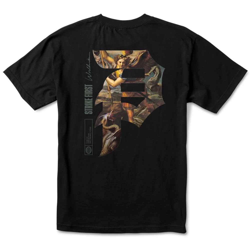 Primitive Valor Black Youth T-Shirt [Size: M]