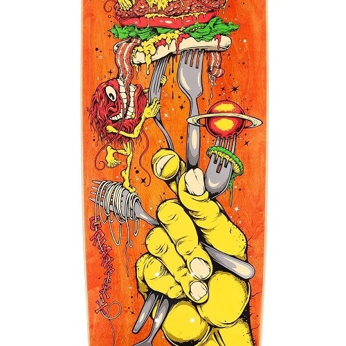 Anti Hero Russo Cookin With Grimple Orange 8.75 Skateboard Deck