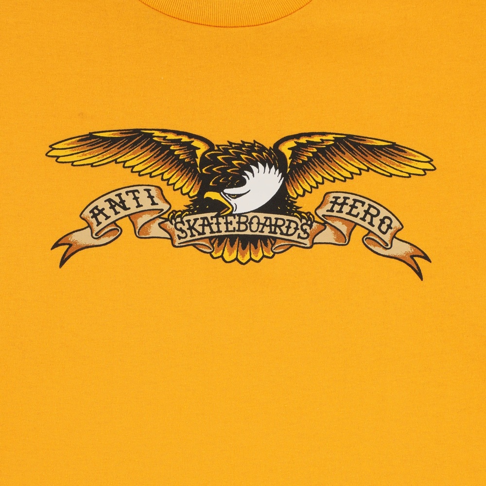 Anti Hero Eagle Gold Youth T-Shirt [Size: M]