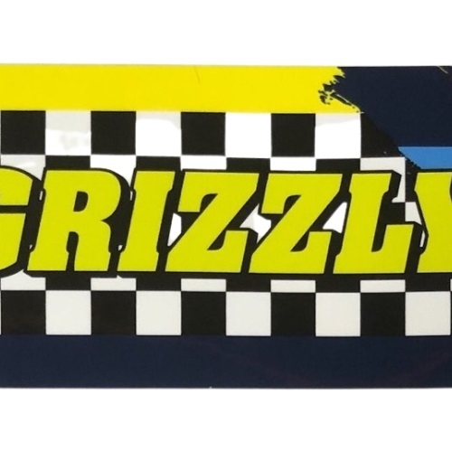 Grizzly Extra Large Stamp SPR20 Design 1 Skateboard Sticker