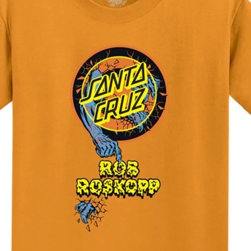 Santa Cruz Roskopp Two Dot Orange Youth T-Shirt [Size: 12]