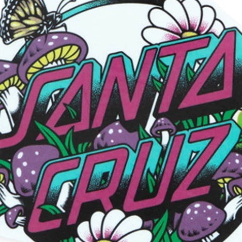 Santa Cruz Mushroom Monarch Dot Sticker