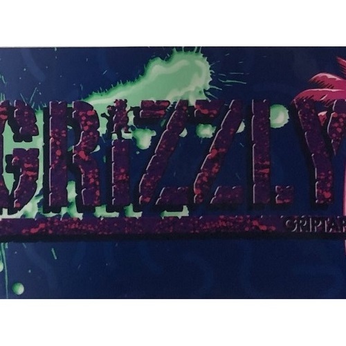 Grizzly Extra Large Stamp SUM21 Design 3 Skateboard Sticker