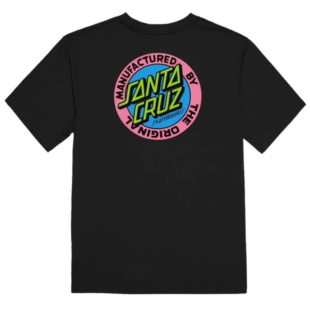 Santa Cruz MFG Dot Retro Black T-Shirt [Size: S]