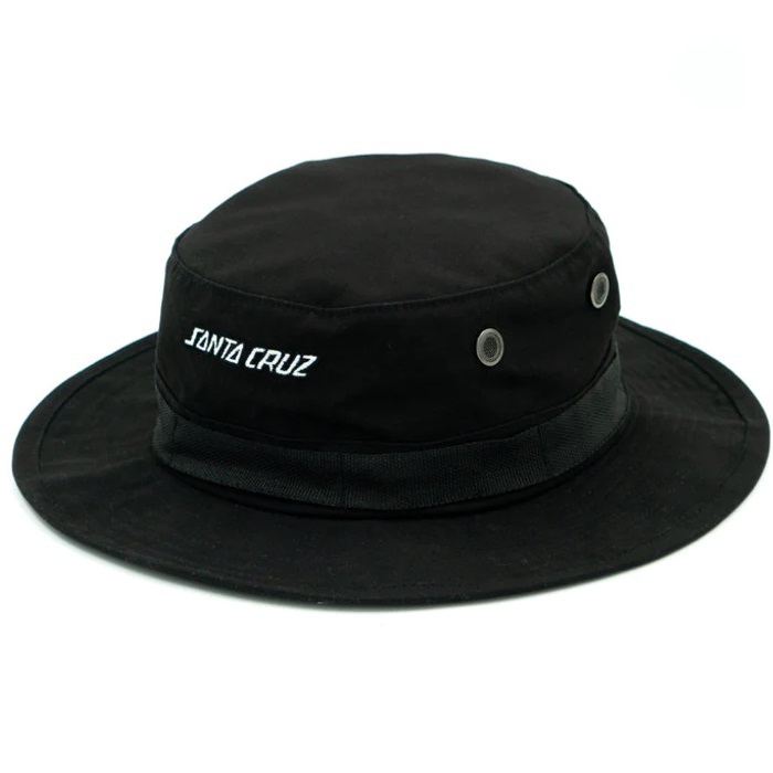 Santa Cruz Classic Strip Boonie Black Boonie Hat