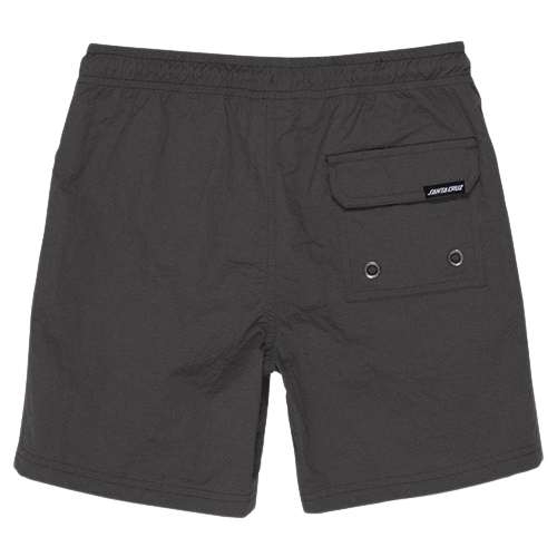 Santa Cruz Classic Dot Cruzier Charcoal Youth Shorts [Size: 8]
