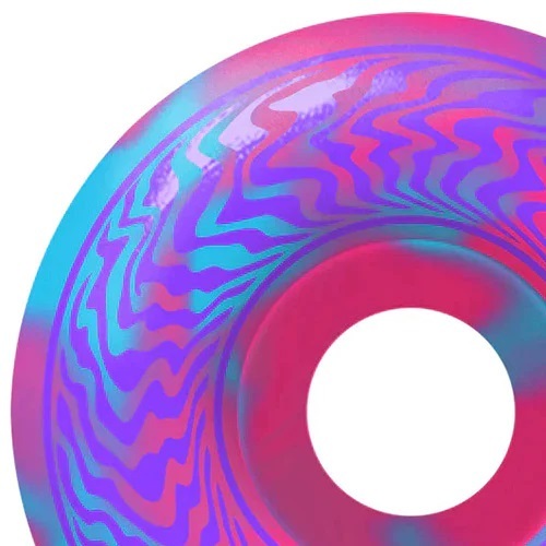 Spitfire Swirled Classic Pink Blue F4 99D 53mm Skateboard Wheels