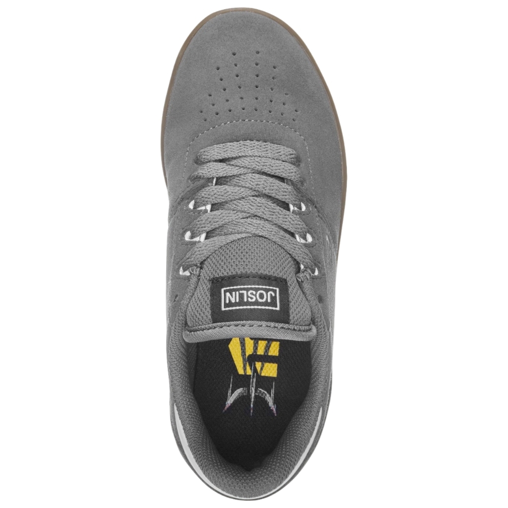 Etnies Josl1n Grey Gum Kids Skate Shoes [Size: US 2]