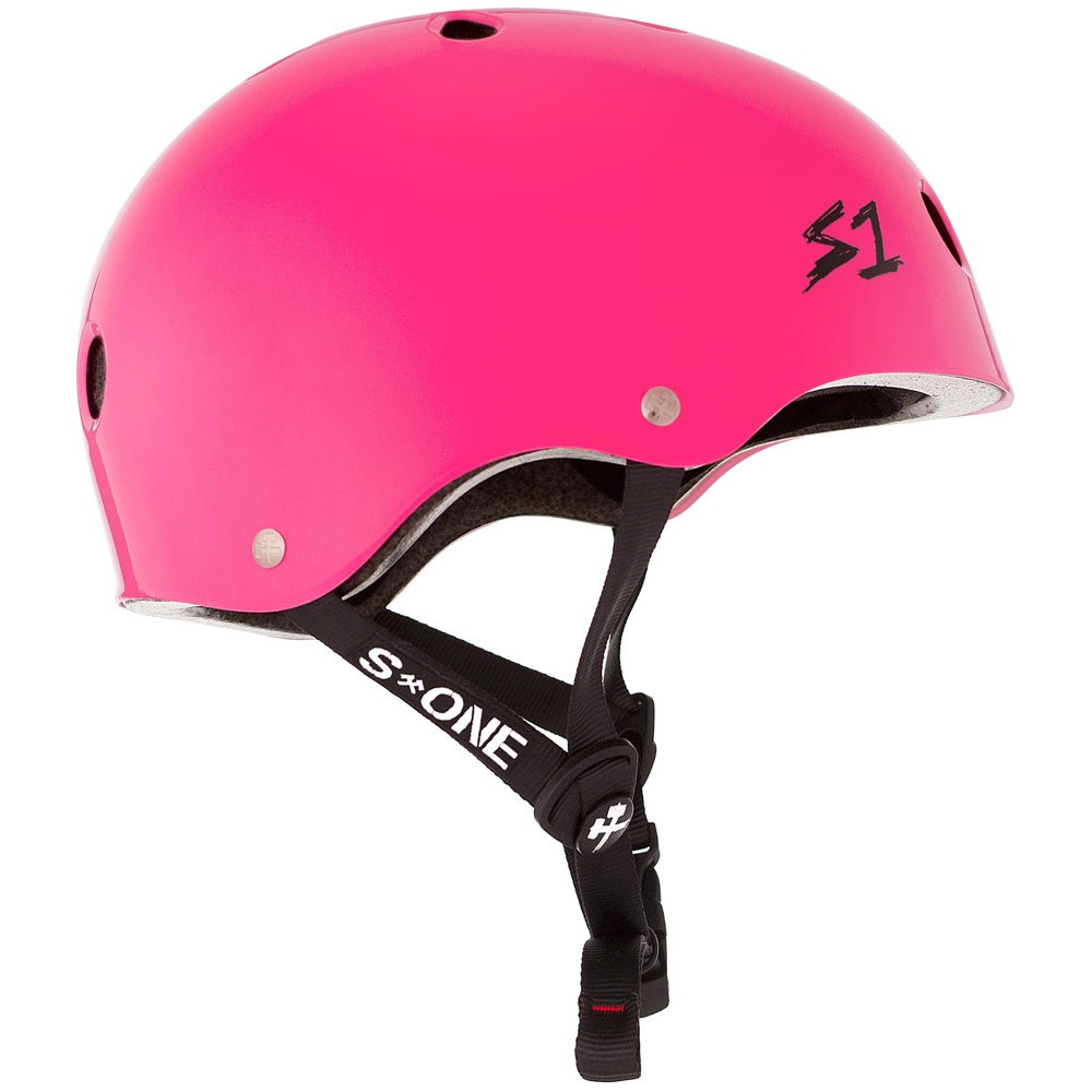 S1 S-One Lifer Certified Hot Pink Gloss Helmet [Size: S]