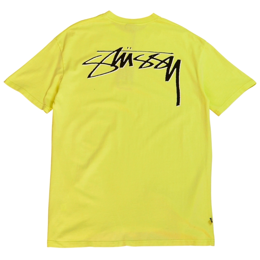 Stussy Shadow Script Pigment Citrus T-Shirt
