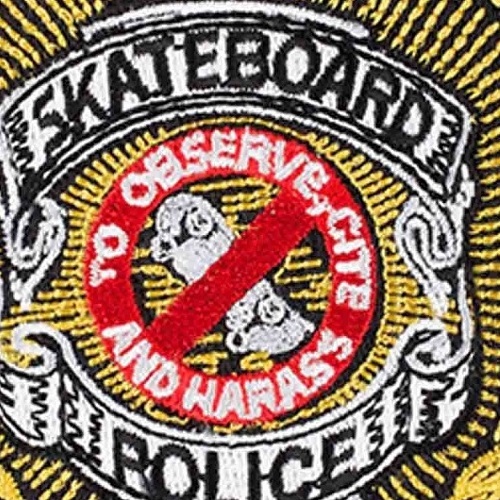 Powell Peralta Skateboard Police Patch