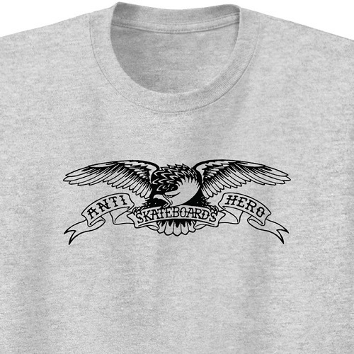 Anti Hero Basic Eagle Heather Youth T-Shirt [Size: M]