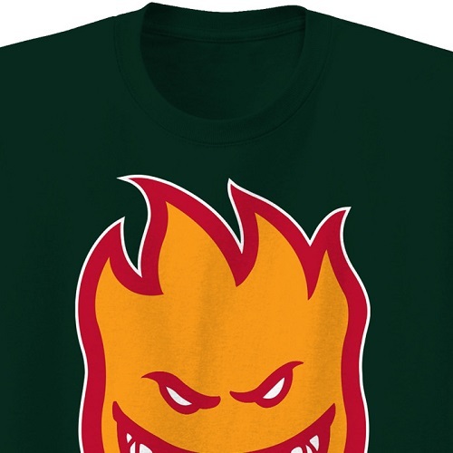 Spitfire Bighead Fill Green Youth T-Shirt [Size: M]